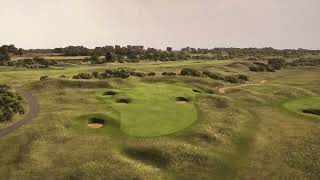 Royal Birkdale  Hole 14 TrackMan Virtual Indoor Golf Preview [upl. by Anerec180]