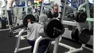 LevroneReportcom • 500 lbs Squat Challenge Work Out  1 [upl. by Airad]