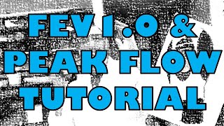 How to Measure FEV10 and Peak Flow for Nurses  FAST AND SIMPLE  Ohio University  Human AampP [upl. by Nea]