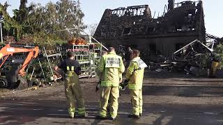 Gärtnerei Jonas  Wohnhaus in Vollbrand  3 Verletzte in Wesseling am 190924  OTon [upl. by Deland909]