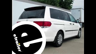 etrailer  Setting up the Curt Trailer Hitch Receiver on your 2010 Honda Odyssey [upl. by Barstow]