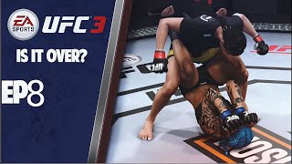 IS IT OVER EA UFC 3 FEMALE GOAT CAREER MODE EP8 LEGENDARY DIFFICULTY [upl. by Aihsenak]