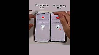 iPhone vs iPhone speed test ☠️ apple viralvideo speed blowup fyp [upl. by Ahsitruc]