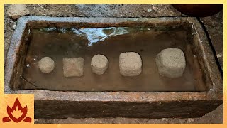 Primitive Technology Geopolymer Cement Ash and Clay [upl. by Harper]