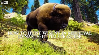 How To Hunt Wisent in Medieval Dynasty Ultimate Guide [upl. by Arielle]