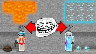 ¿DONDE ESTARA EL DIAMANTITO TROLL 💎😂  ENCUENTRA EL DIAMANTE O PIERDES MINECRAFT [upl. by Aldos]