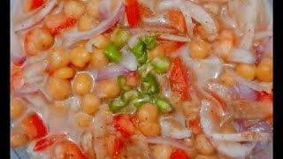 Spicy chickpeas salad recipeKhawateen cooking channel [upl. by Candida]