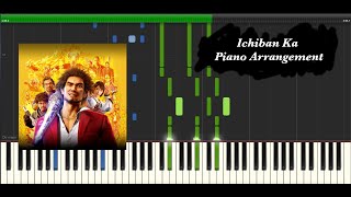 Ichiban Ka by Shonan no Kaze amp Yasutaka Nakata  Piano Arrangement Synthesia [upl. by Gothar633]