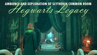 Exploring Slytherin dormitories Hogwarts Legacy NO HUD [upl. by Takara]