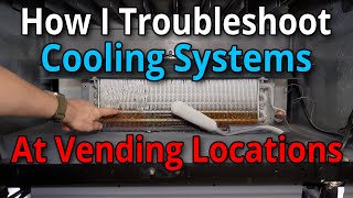 How to troubleshooting drink vending machines cooling system while on location [upl. by Ayotaj]