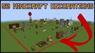 50 Minecraft Decoration Ideas [upl. by Pump794]