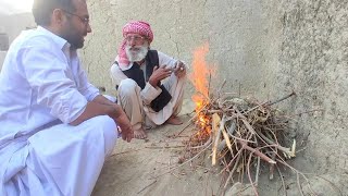 Mama Mustafa Cooks His Favorite Roti For Us Over The Coals [upl. by Artekal]