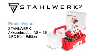 STAHLWERK Akkuschrauber ASM36 ST 1FC Köln Edition [upl. by Susejedairam652]