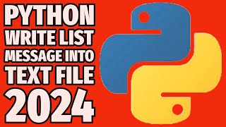 Python Code Example Write List Text To Text File 2024 [upl. by Ardnas909]