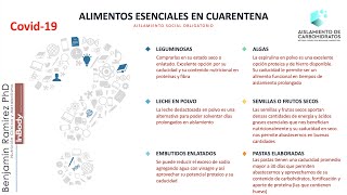 Cuales son los mejores alimentos para sobrellevar la pandemia [upl. by Ayotl]