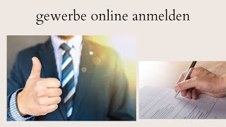 2022 كيف تعمل سجل تجاري  gewerbe online anmelden [upl. by Cindee]