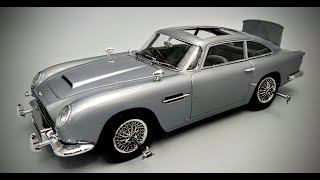 ALL NEW Aston Martin DB5 James Bond 007 Goldfinger 124 Scale Model Kit Build How To Assemble Paint [upl. by Eixel611]