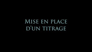 Mise en place dun titrage [upl. by Ahker196]