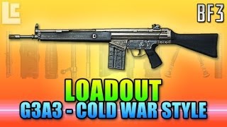 Loadout  G3A3 Cold War Style Battlefield 3 GameplayCommentaryReview [upl. by Daly]