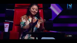 BINDO RAI  BASE PAXI MAYA PIRIM Voice of Nepal season 5 live show [upl. by Siul]