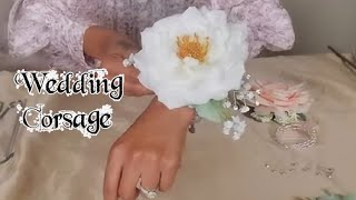 DIY Wedding Corsages using Faux flower for mother and motherin law [upl. by Scully]