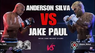 ANDERSON SILVA VS JAKE PAUL ONLINE UFC 5 [upl. by Anuayek]