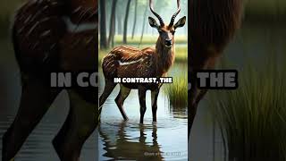 Bongo vs Sitatunga Antelope Showdown [upl. by Keenan]