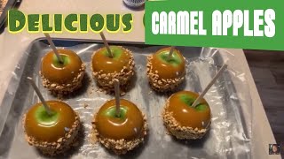 How to make Easy Delicious Caramel apples [upl. by Nreval]