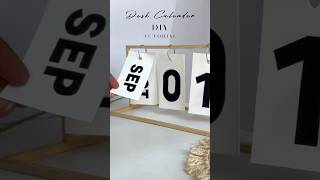 DIY Desk Calendar tutorial  Art beats [upl. by Giarg660]