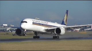 Close Up Take Offs at Manchester Airport MAN  070217 [upl. by Trometer648]