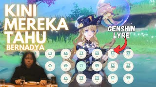 Kini Mereka Tahu  Bernadya  Windsong Lyre Cover by Reykova [upl. by Esiom823]