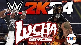 WWE 2K24  Rey Fenix amp Penta Zero Miedo Lucha Bros Tutorial [upl. by Adalbert]