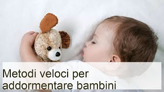 Come far addormentare un bambino in 5 minuti  Lezioni per mamme [upl. by Linnette]