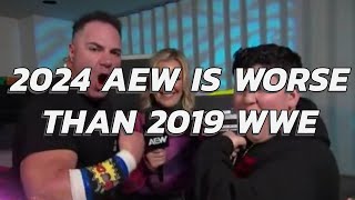 2024 AEW is Worse than 2019 WWE [upl. by Winzler]