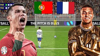 France vs Portugal Euro Final Penalty shootout 🔥 efootball [upl. by Ayojal]