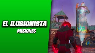 MISIONES de HISTORIA PARTE 4 EL ILUSIONISTA  FORTNITE TEMPORADA 4 CAPITULO 5 [upl. by Eilraep571]