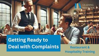 Getting Ready to Deal with Complaints  Restaurant amp Hospitality Training [upl. by Thorncombe869]