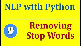 Removing stop words  Natural Language Processing with Python and NLTK [upl. by Gide]