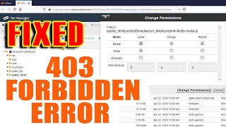 How to Fix The 403 Forbidden Error Step by Step ☑️ [upl. by Vale444]