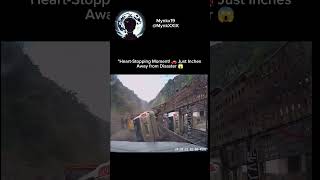 Narrow Escape from Disaster  Car Almost Crushed by Truck disaster viralshort youtubeshorts [upl. by Ragse339]