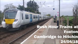 Rush Hour Trains at Foxton CHL  240418 [upl. by Malamut69]