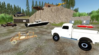 Finding Abandoned City in Dry Lake  Farming Simulator 22 [upl. by Willcox]