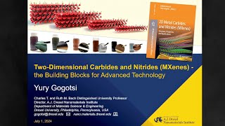 2D Carbides and Nitrides MXenes the Building Blocks for Advanced Technology  By Yury Gogotsi [upl. by Oneladgam48]