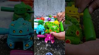 Funny Color Frog ASMR  Wooden Frog on The Roof shorts [upl. by Renner]