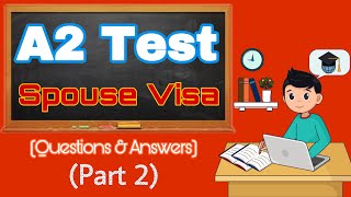 A2 Grade 3 Test Spouse Visa Uk Questions amp Answers Part 2  A2 English Test extension Visa 2023 [upl. by Pearl539]