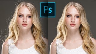 3 Steps to Remove Flyaway Hair FAST in Photoshop [upl. by Parlin]