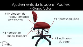 Ajustements de la chaise Posiflex en 4 étapes faciles [upl. by Towers]