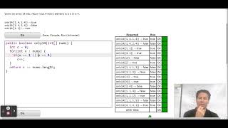 CodingBat Java Array2 only14 [upl. by Merell]