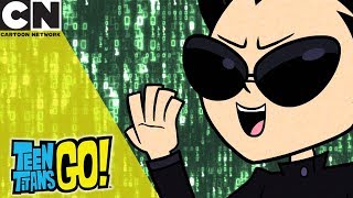 Teen Titans Go  Entering the Matrix  Cartoon Network [upl. by Ahsilaf569]