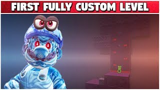 COMPLETELY CUSTOM ODYSSEY LEVEL  Super Mario Modyssey 14 [upl. by Boiney]